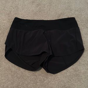 Lululemon speed up shorts size 4